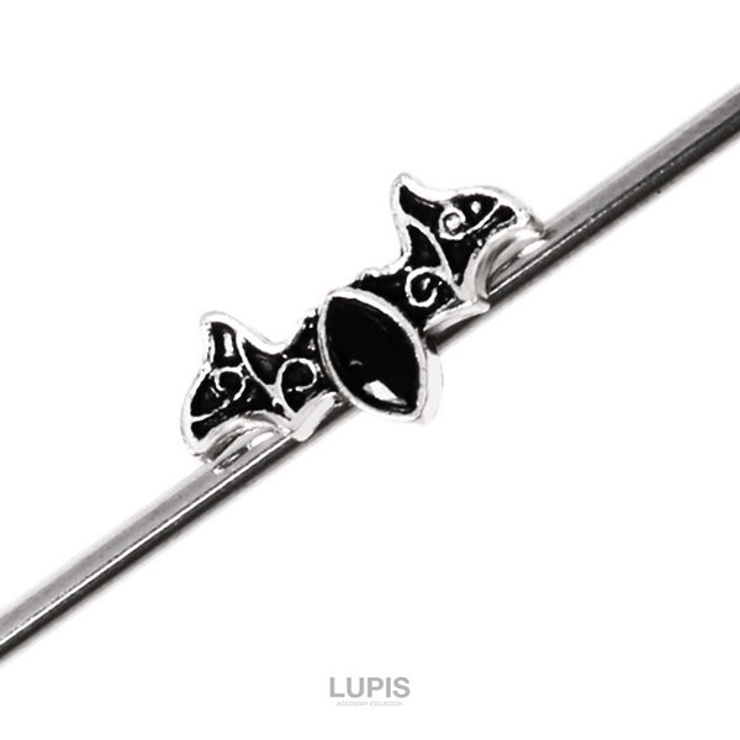 【14G】コウモリインダストリアルロングバーベルボディピアス | LUPIS | 詳細画像4 
