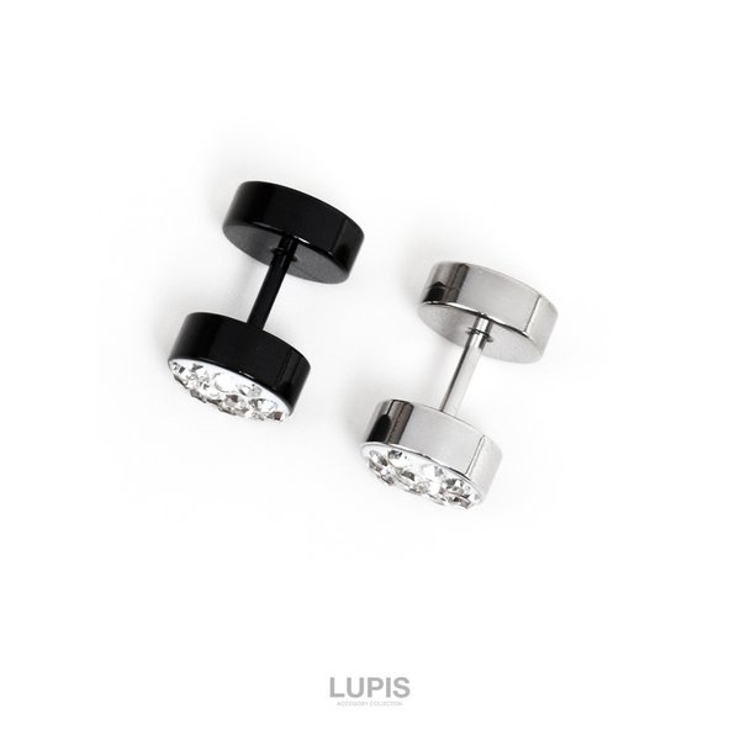 【18G】パヴェダンベルストレートバーベルボディピアス | LUPIS | 詳細画像3 