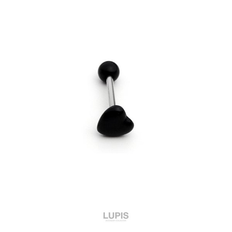【14G】ぷっくりハートストレートバーベルボディピアス | LUPIS | 詳細画像9 