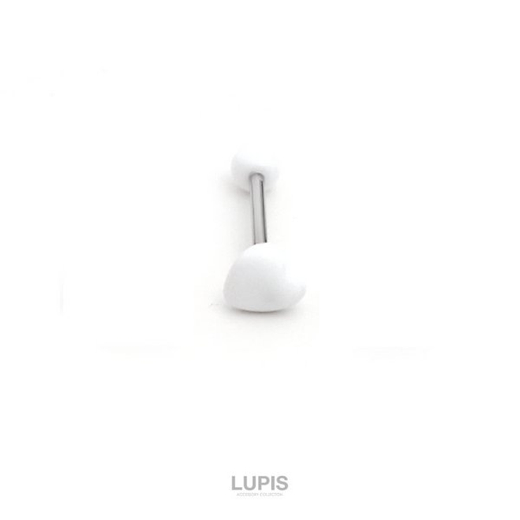 【14G】ぷっくりハートストレートバーベルボディピアス | LUPIS | 詳細画像10 