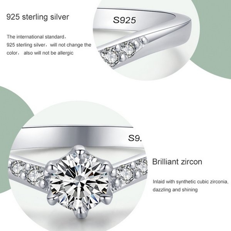 Vラインキュービックジルコニアリング | LACORDE  | 詳細画像2 