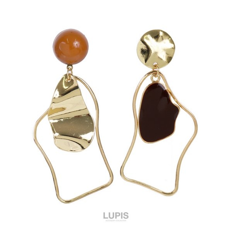 変形メタルモダンピアス【シルバー925ポスト S925ポスト ピアス | LUPIS | 詳細画像2 