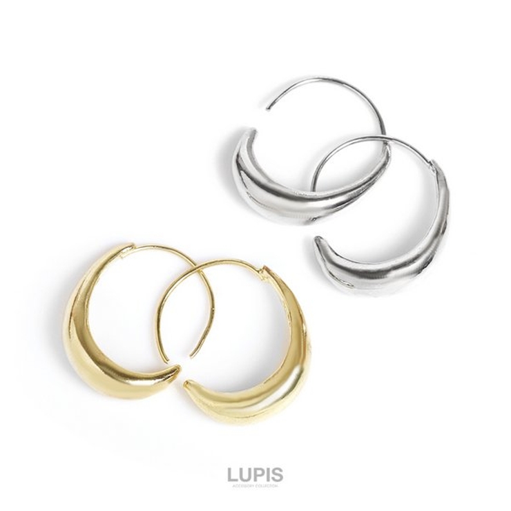 ワイドドロップフープピアス | LUPIS | 詳細画像2 
