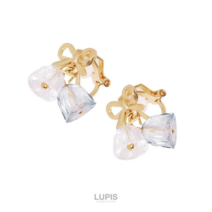 リボン×ベルイヤリング【クリップ式】 | LUPIS | 詳細画像2 