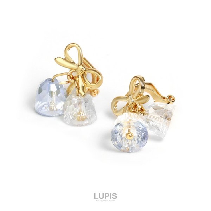 リボン×ベルイヤリング【クリップ式】 | LUPIS | 詳細画像3 