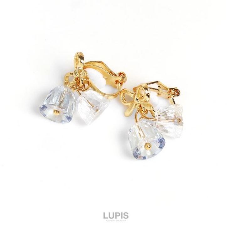 リボン×ベルイヤリング【クリップ式】 | LUPIS | 詳細画像4 