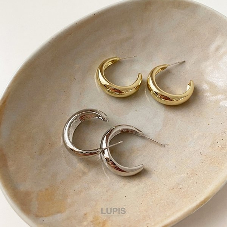 メタルハーフフープピアス | LUPIS | 詳細画像7 