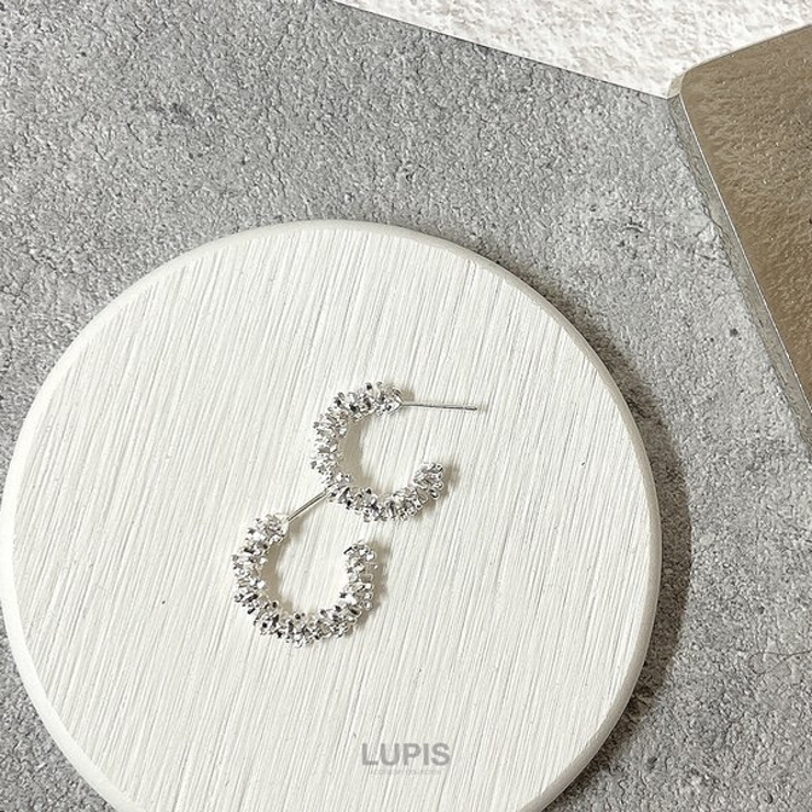 ゴージャスメタルフープピアス【S925ポスト】 | LUPIS | 詳細画像5 