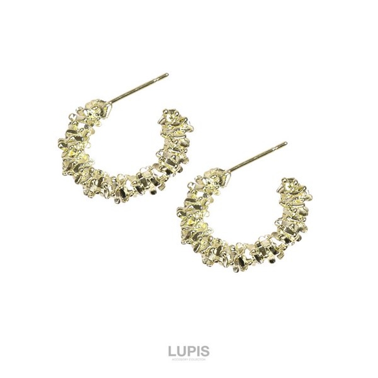 ゴージャスメタルフープピアス【S925ポスト】 | LUPIS | 詳細画像10 