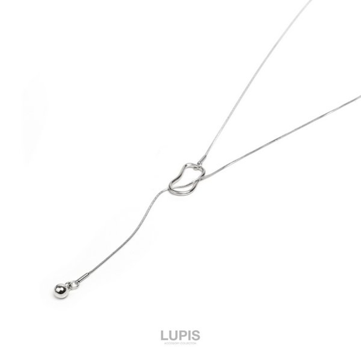 スネークチェーンラリエットネックレス | LUPIS | 詳細画像5 