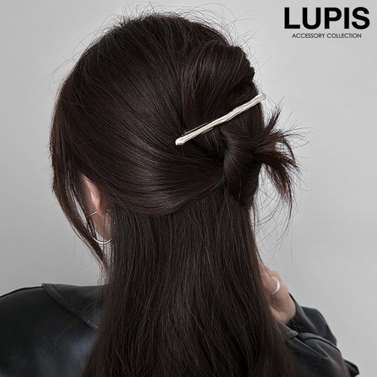 ニュアンスラインメタルバレッタ | LUPIS | 詳細画像1 