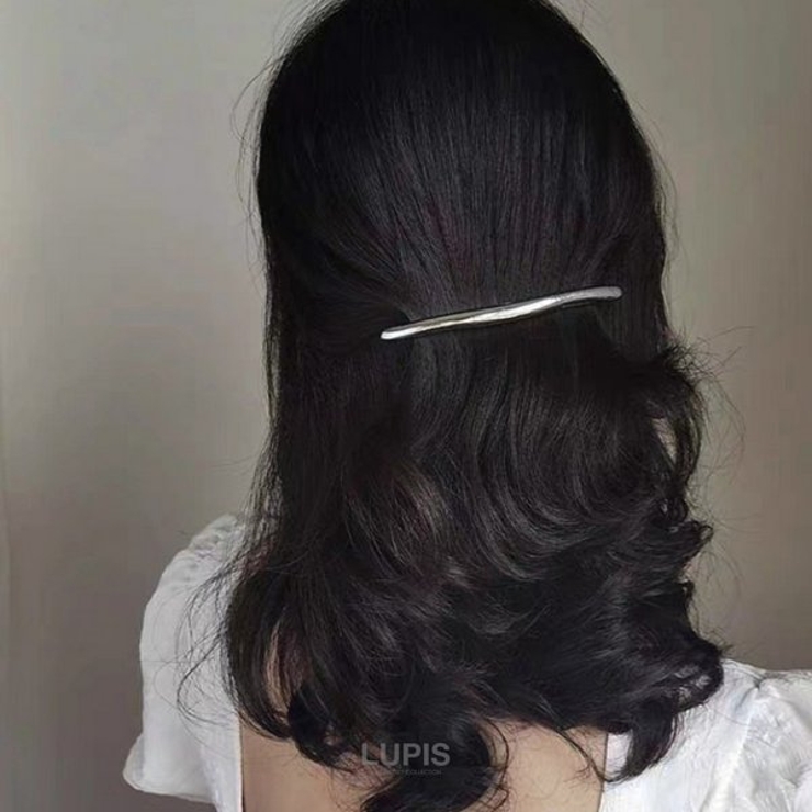 ニュアンスラインメタルバレッタ | LUPIS | 詳細画像8 