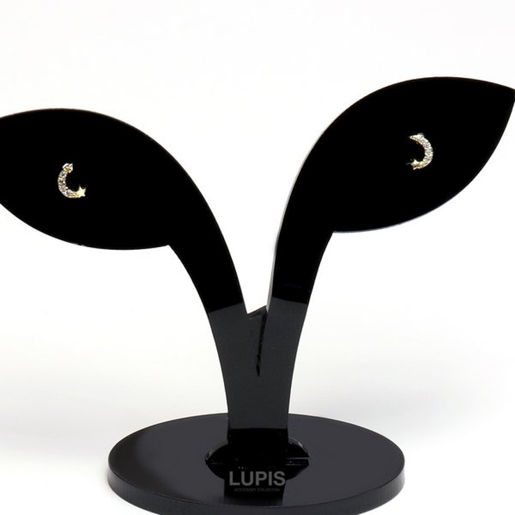 ムーンスタープチピアス【S925ポスト キュービックジルコニア】 | LUPIS | 詳細画像4 