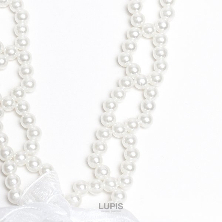 パールリボンネックレス(カチューシャ) | LUPIS | 詳細画像4 