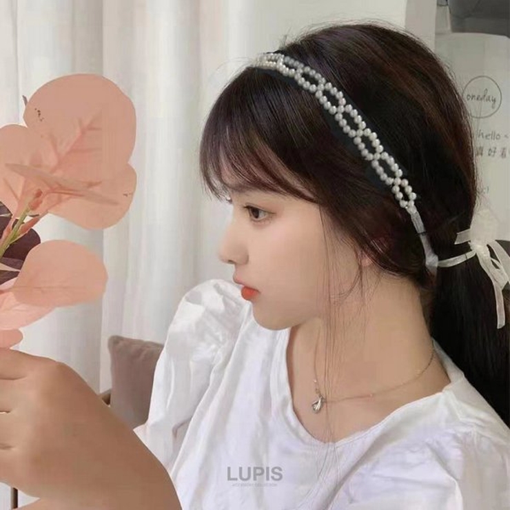 パールリボンネックレス(カチューシャ) | LUPIS | 詳細画像6 