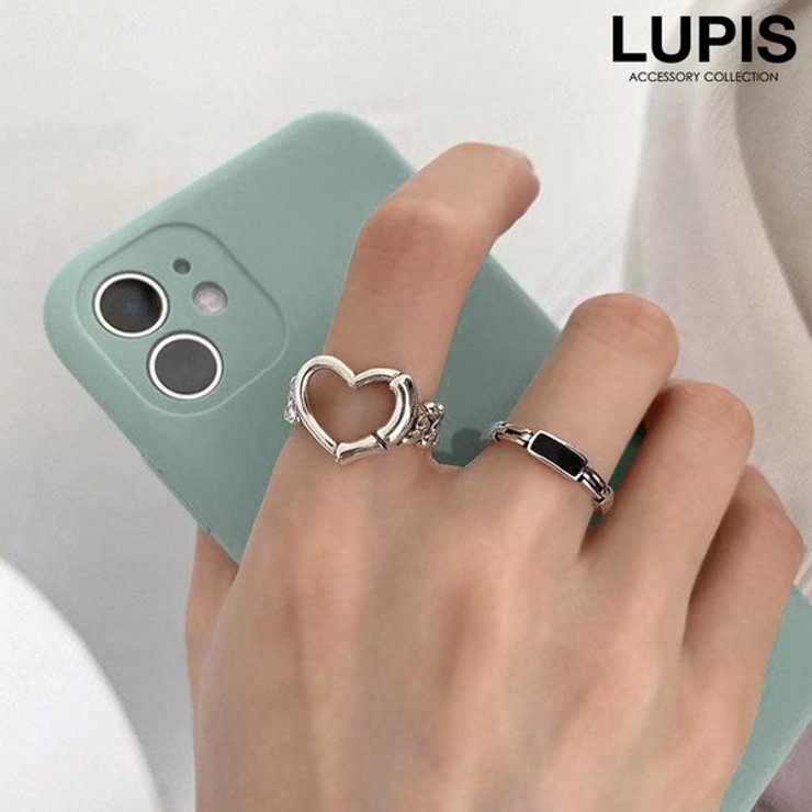 ハートメタルリング【指輪】 | LUPIS | 詳細画像1 