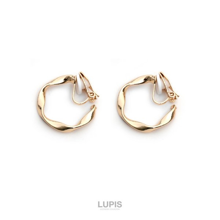 シンプルツイストフープイヤリング | LUPIS | 詳細画像2 