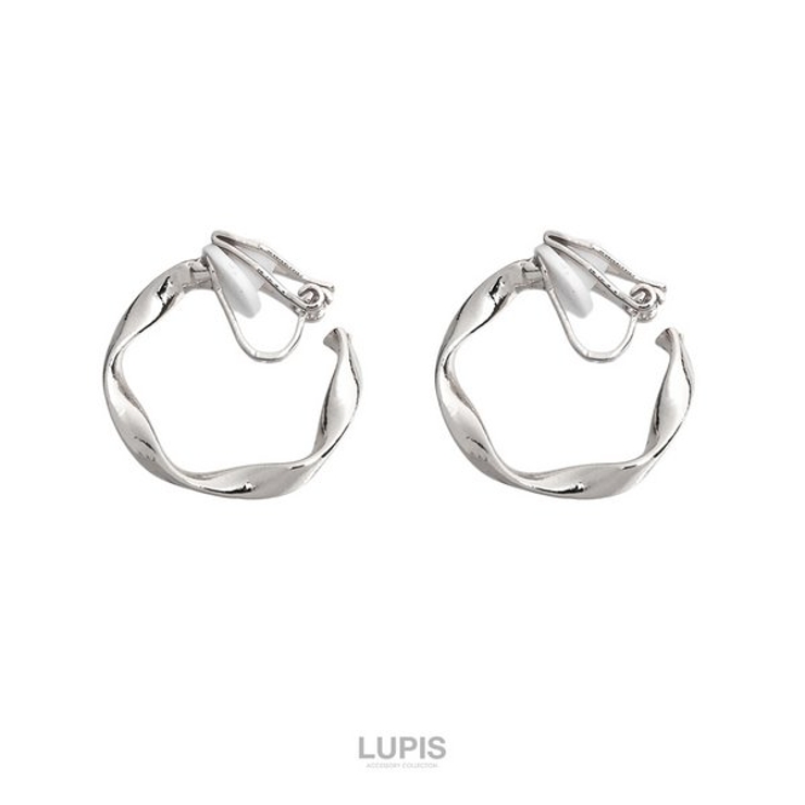 シンプルツイストフープイヤリング | LUPIS | 詳細画像5 