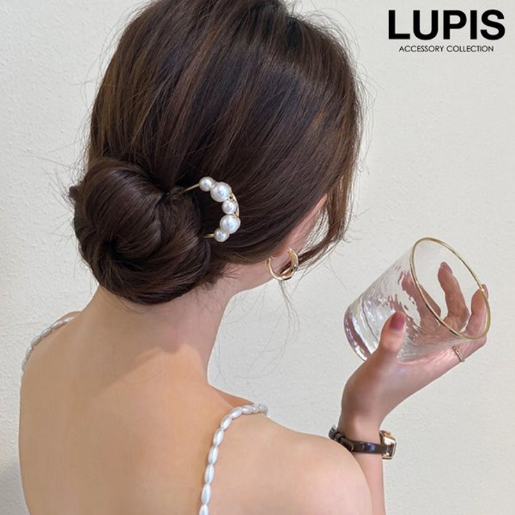 エレガントパールU字コーム | LUPIS | 詳細画像1 