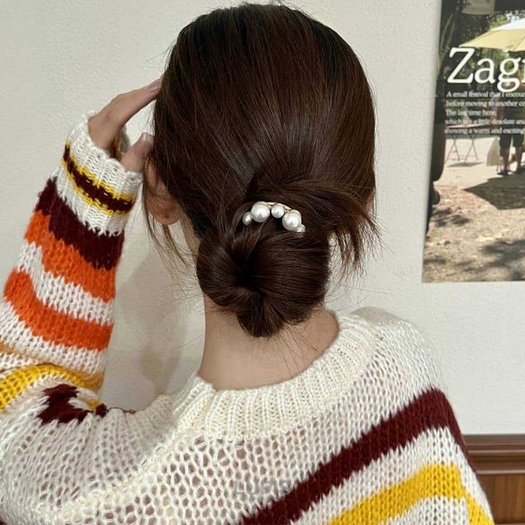 エレガントパールU字コーム | LUPIS | 詳細画像2 