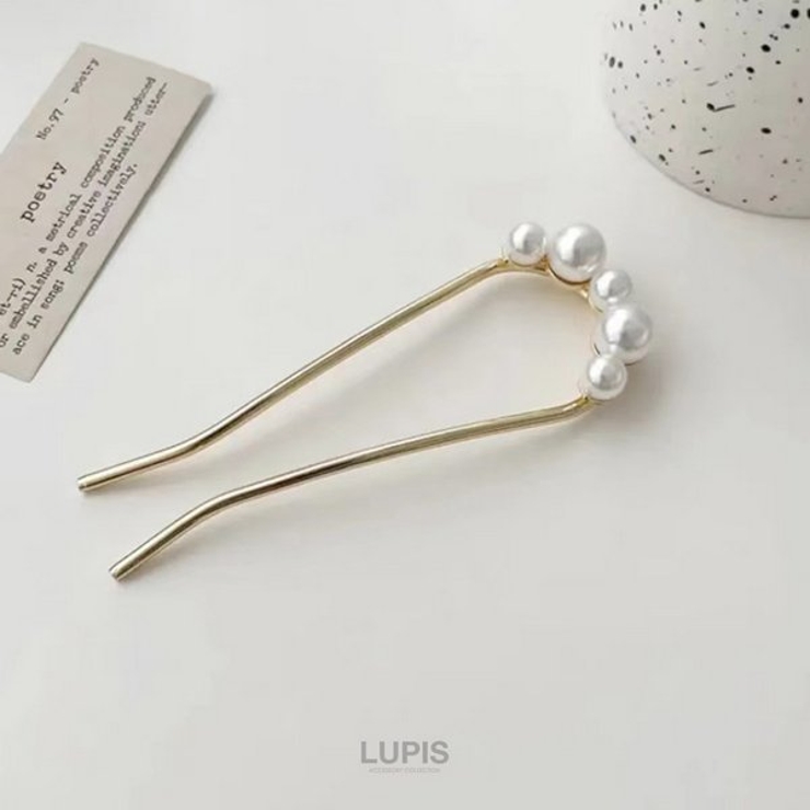 エレガントパールU字コーム | LUPIS | 詳細画像3 