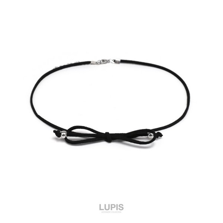 スエード調リボンチョーカーネックレス | LUPIS | 詳細画像4 