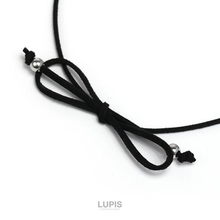 スエード調リボンチョーカーネックレス | LUPIS | 詳細画像5 
