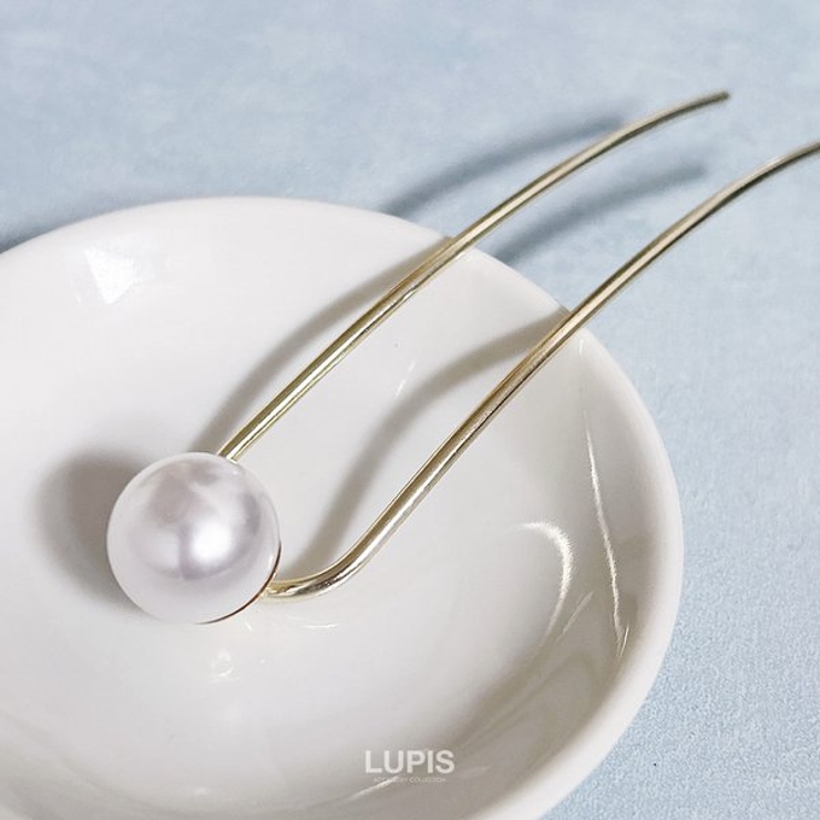 一粒パールU字コーム | LUPIS | 詳細画像2 