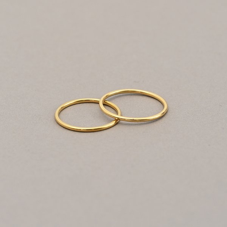 【金属アレルギー対応 316L】1mmシンプルステンレスリング | LUPIS | 詳細画像7 