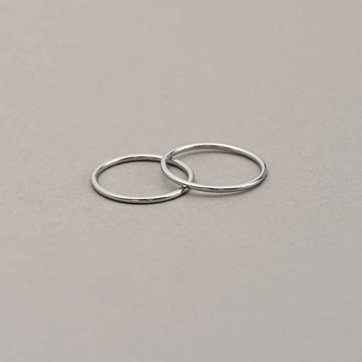 【金属アレルギー対応 316L】1mmシンプルステンレスリング | LUPIS | 詳細画像8 