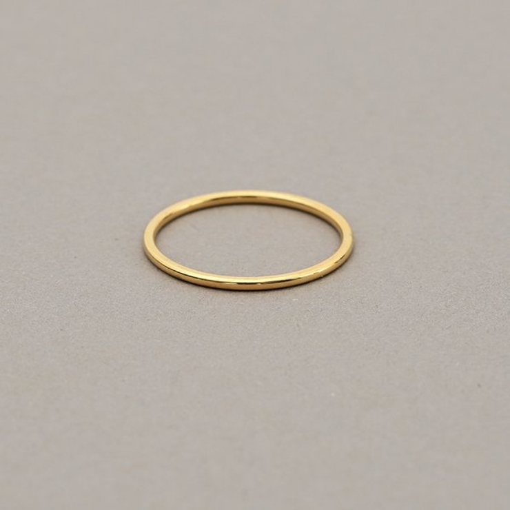 【金属アレルギー対応 316L】1mmシンプルステンレスリング | LUPIS | 詳細画像10 