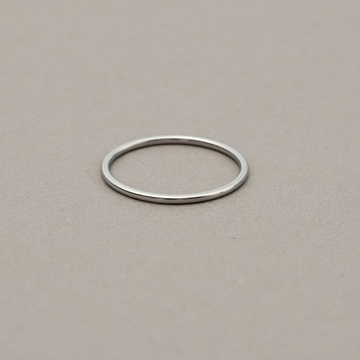 【金属アレルギー対応 316L】1mmシンプルステンレスリング | LUPIS | 詳細画像11 