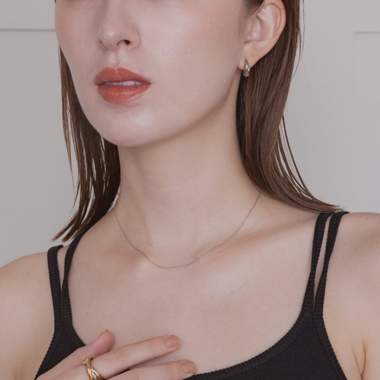 【金属アレルギー対応 316L】スキンチェーンステンレスネックレス | LUPIS | 詳細画像2 