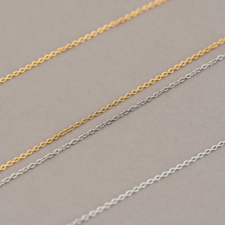 【金属アレルギー対応 316L】スキンチェーンステンレスネックレス | LUPIS | 詳細画像9 