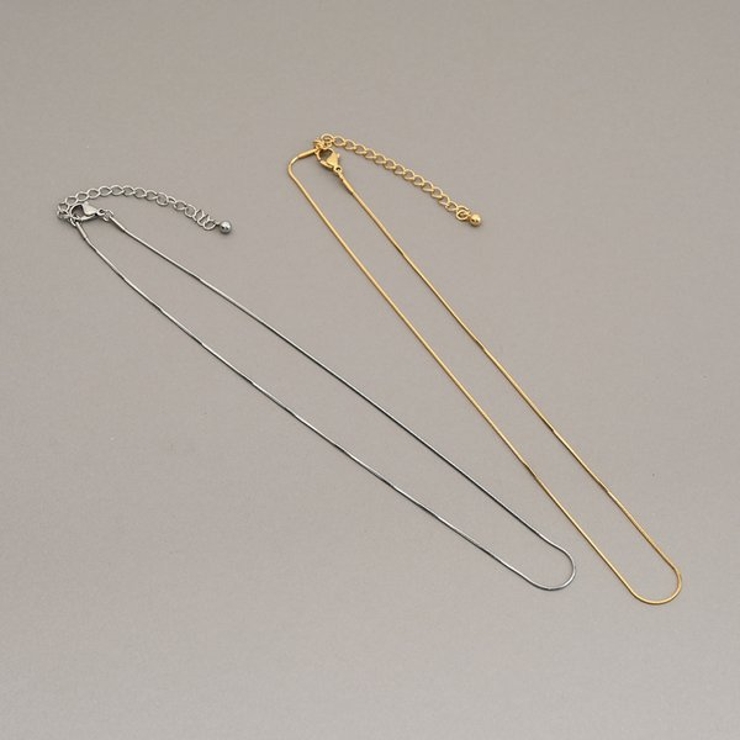 【金属アレルギー対応 316L】スネークチェーンステンレスネックレス | LUPIS | 詳細画像9 