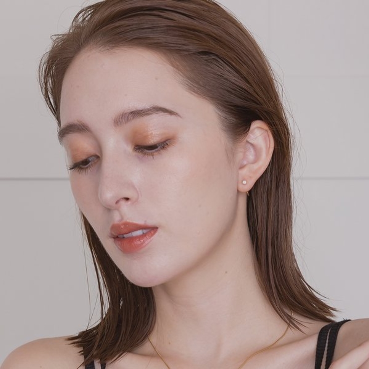 【金属アレルギー対応 316L】キャッチレスジルコニアステンレスフープピアス | LUPIS | 詳細画像3 