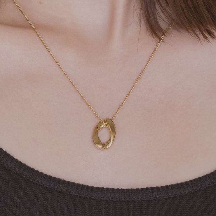 【金属アレルギー対応 316L】チェーントップステンレスネックレス | LUPIS | 詳細画像4 