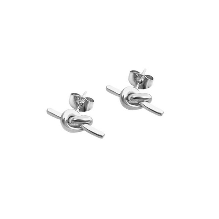 【金属アレルギー対応 316L】ノットステンレスピアス | LUPIS | 詳細画像10 