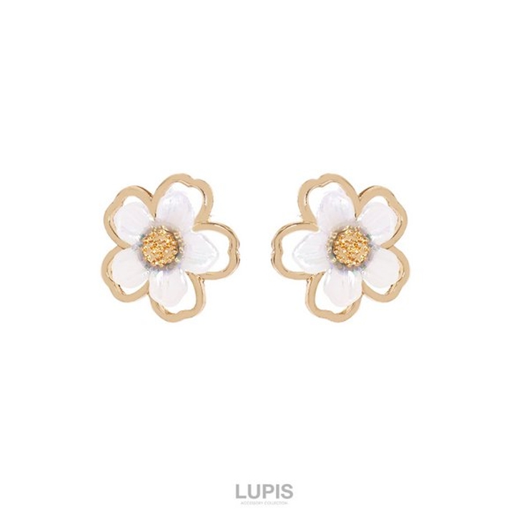 オーロラ×ゴールドフラワーピアス | LUPIS | 詳細画像3 
