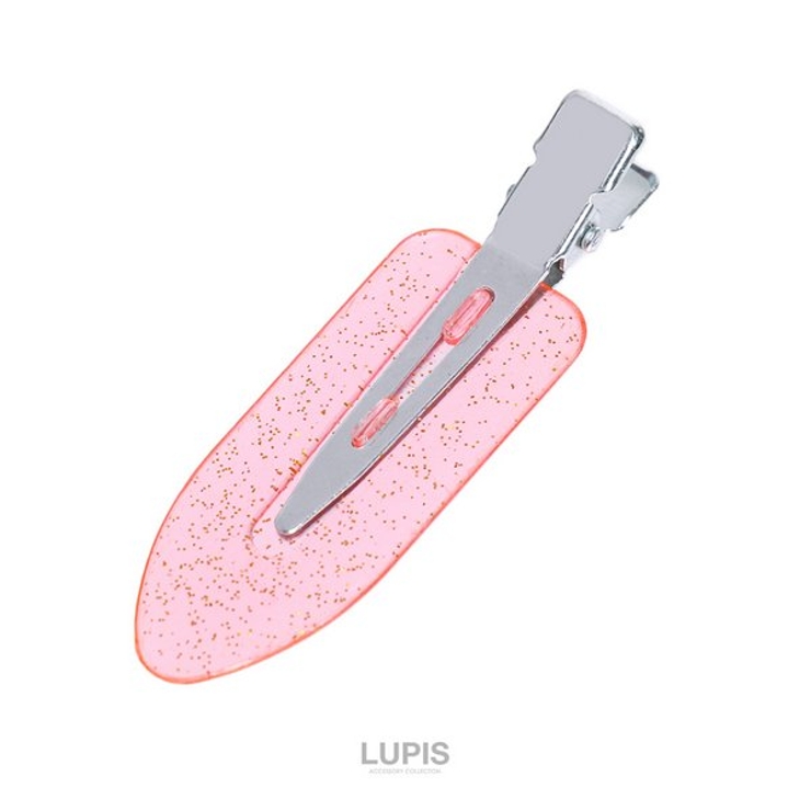 ピンクラメ | ≪1個入り≫跡がつかないヘアクリップ | LUPIS
