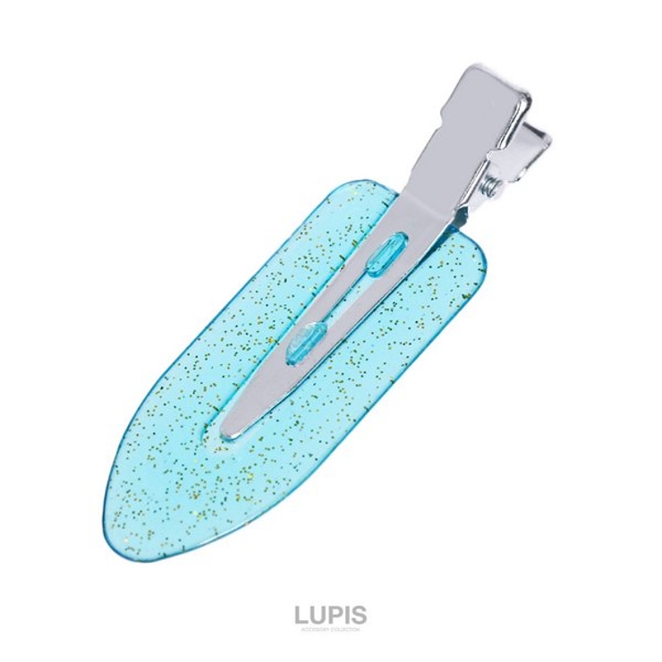 ブルーラメ | ≪1個入り≫跡がつかないヘアクリップ | LUPIS