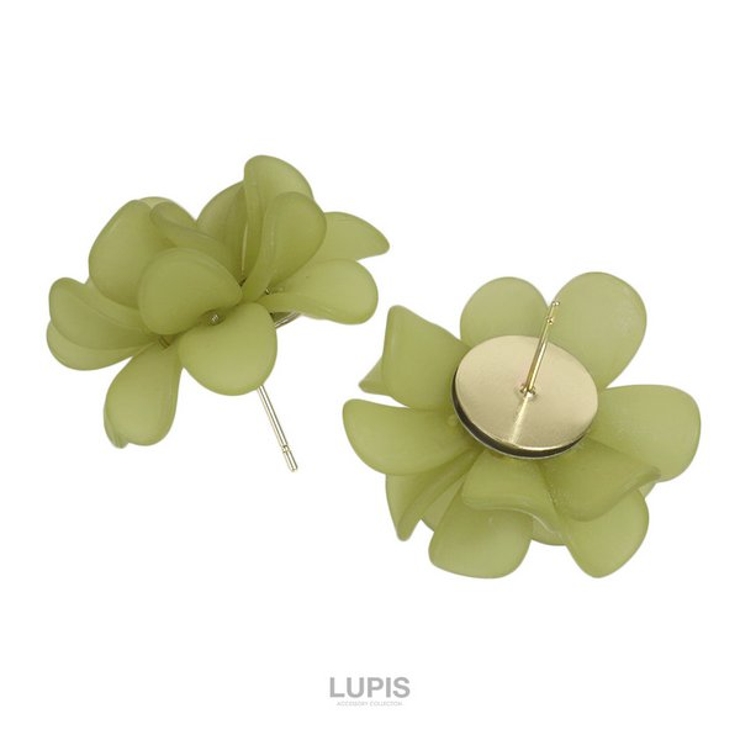 マットフラワーピアス 【シルバー925ポスト S925ポスト | LUPIS | 詳細画像3 