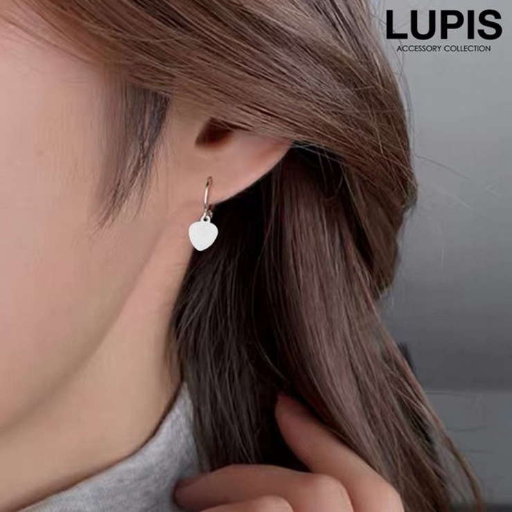 ハートプレートプチフープピアス[品番：LPSA0005508]｜LUPIS（ルピス）のレディースファッション通販｜SHOPLIST（ショップリスト）