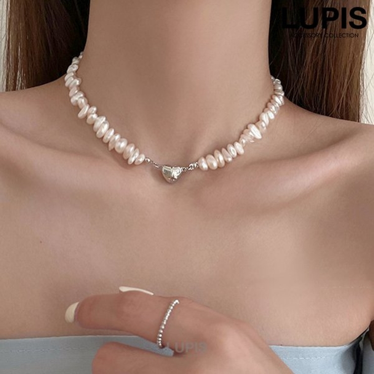 バロックパールマグネットネックレス | LUPIS | 詳細画像1 