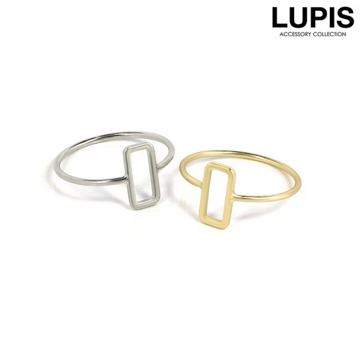 スクエアフレームリング【リング 指輪 アクセサリー | LUPIS | 詳細画像1 