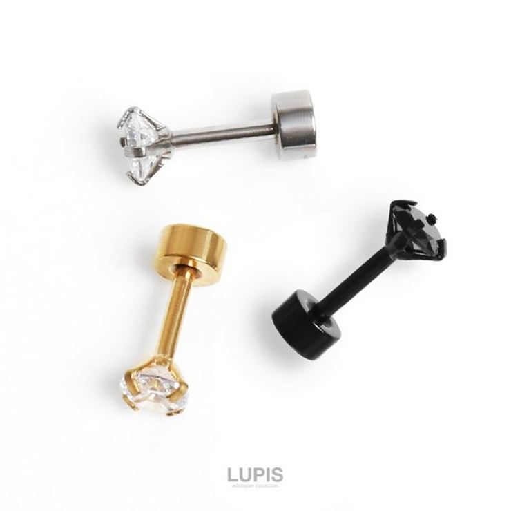 ジュエル×ダンベルストレートバーベルボディピアス  | LUPIS | 詳細画像2 