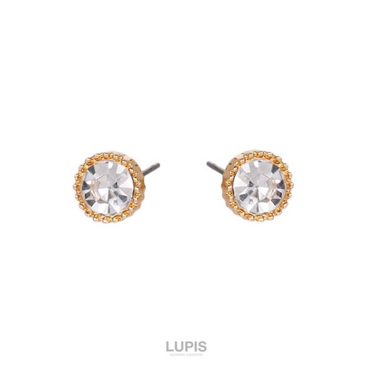 王冠ラインストーンピアス  | LUPIS | 詳細画像2 