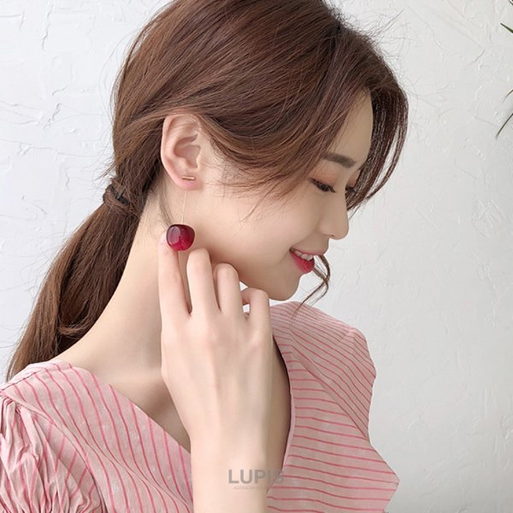 アメリカンチェリーピアス 【ピアス 個性的 | LUPIS | 詳細画像3 