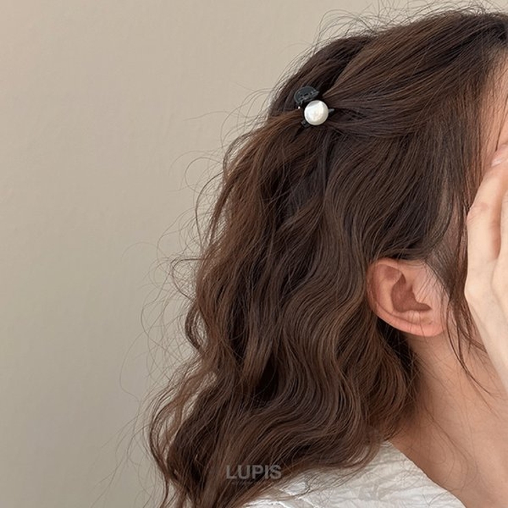 ≪1個入り≫パールポイントプチヘアクリップ | LUPIS | 詳細画像4 
