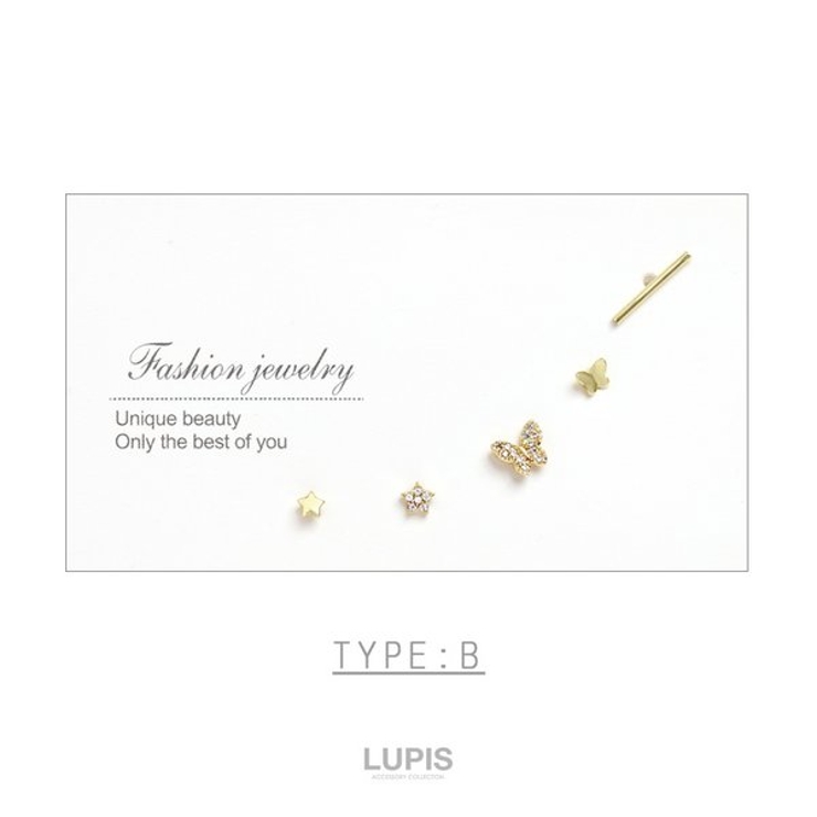 シンプルフェミニンピアスセット【S925ポスト】 | LUPIS | 詳細画像2 